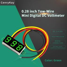 img 2 attached to CenryKay Digital Voltmeter Three Line 0 100V
