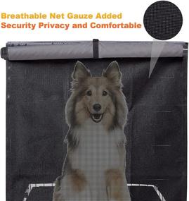 img 2 attached to ❄️ Water-Repellent Insulated Dog Crate Cover for 42" Crate - Pet Kennel Cover Only (No Cage Included)
