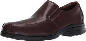 img 4 attached to 😎 Classy and Comfy: Dunham Blair Slip Black Smooth Men's Shoes for Every Occasion