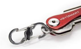 img 1 attached to 🔑 Enhanced KeySmart Compact Key Holder Upgrade - Quick Disconnect Clip made of Stainless Steel