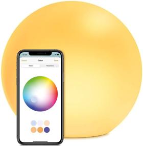 img 4 attached to 🏠 Apple HomeKit Enabled Smart Home Portable LED Lamp - Eve Flare, IP65 Water Resistant with Wireless Charging