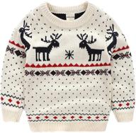 🎄 mullsan kids' sweater for christmas fireplace | boys' clothing sweaters logo