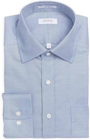 img 1 attached to Enro Parkview Twill Non Iron Classic Men's Clothing for Shirts