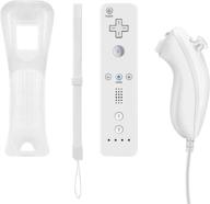 🎮 crifeir wireless remote and nunchuck controller kit for nintendo wii and wii u – including silicone case and wrist strap logo