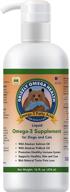 wild salmon/pollock oil omega-3 blend: grizzly omega health for dogs & cats logo