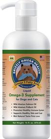 img 3 attached to Wild Salmon/Pollock Oil Omega-3 Blend: Grizzly Omega Health for Dogs & Cats