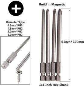 img 1 attached to 🔧 Yakamoz 16-Piece Magnetic Screwdriver Bit Set - 4-in-1 Multi Tool Kit with 1/4" Hex Shank Drill Screw Driver Bits - Power Tools Set Including Hex Head Allen Wrench, Torx Security, Cross Phillips & Flat Head Slotted Tips