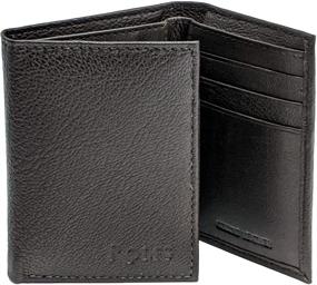 img 4 attached to Genuine Slimfold Men's Accessories by Rolfs: Trifold Blocking Wallet