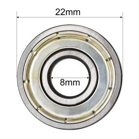 img 1 attached to 🔩 Uxcell Double Groove Bearing for Enhanced Power Transmission in Various Applications