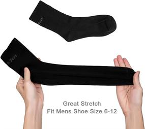 img 2 attached to 🧦 Men's Anti Athlete's Foot Odor Resist Anti-Sweat Thin Cotton Crew Sports Socks: Enhanced Performance and Comfort