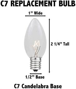 img 2 attached to Christmas Candelabra Industrial 🕯️ Electrical Replacement Lights by Novelty Lights