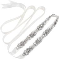 aw bridal rhinestone wedding bridesmaid women's accessories for belts logo