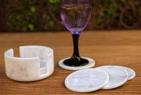 img 2 attached to 🪵 Exquisite Handcrafted Monogrammed Coasters by RADICALn