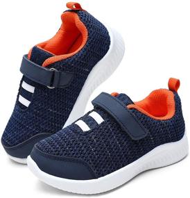 img 4 attached to 👟 Top-Quality Okilol Toddler Athletic Sneakers for Boys' Running Shoes