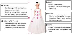 img 3 attached to 👗 Burgundy Little Pageant Dresses: Elegant Formal Attire for Girls' Clothing and Dresses