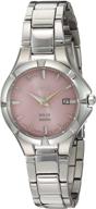 ⌚️ seiko quartz stainless steel women's watch in silver-toned (model: sut315) - enhanced seo logo