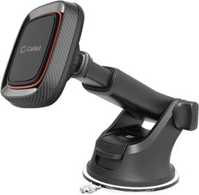 img 4 attached to 📱 Versatile Cellet Magnetic Windshield & Dash Car Mount and Phone Holder for iPhones Samsung Galaxy, Moto, LG, Nokia, Google Pixel Phones: Extendable Arm and Desk Stand Included!