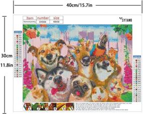 img 2 attached to Diamond Painting Numbers Decor Dog 16×12Inch