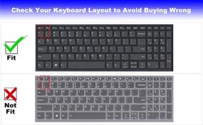 img 3 attached to Keyboard Cover For 2020 2019 New Lenovo IdeaPad 15 Computer Accessories & Peripherals in Keyboards, Mice & Accessories