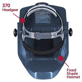 img 2 attached to 🔵 Jackson Safety Lightweight HSL-100 Welding Helmet (Case of 4) - ADF Adaptable, Shade 10 Polycarbonate Filter, Blue, Universal Size