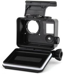 img 1 attached to 📷 SOONSUN Blackout: Waterproof Housing for GoPro Hero4 Hero3+ Hero 4 3 Camera - 35m Depth Underwater Photography