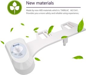 img 3 attached to 🚽 Ultimate Comfort and Hygiene with ABHQP Bidet: Non-Electric Mechanical Toilet Seat Attachment with Fresh Water Spray, 18 Months Warranty BC01