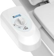 🚽 ultimate comfort and hygiene with abhqp bidet: non-electric mechanical toilet seat attachment with fresh water spray, 18 months warranty bc01 logo
