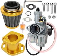 fvrito vm22 carburetor carb performance впускная труба главный воздушный фильтр адаптационный комплект для predator 212cc 196cc gx160 gx200 6 логотип