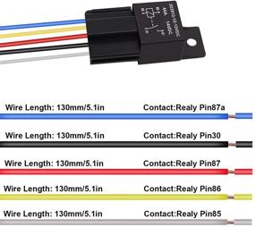 img 1 attached to Smseace Электрическая автомобильная реле JD2912 1Z 12VDC JDC 5P 12V 40A 2 шт.