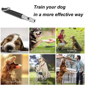 img 1 attached to 2020 Upgrade HEHUI Dog Whistle with PDF Electronic Training Tutorial - Adjustable Pitch Stainless Steel Dog Training Whistle for Safety, Complete with Free Lanyard