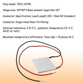 img 3 attached to 🔥 KOOBOOK TEC1-12705 Thermoelectric Semiconductor Heatsink