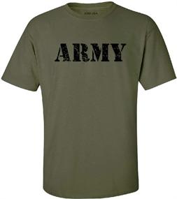 img 1 attached to 👕 Tall vintage army t-shirts in Olive, available in X-Large - by Joes USA