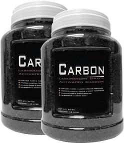 img 2 attached to Encompass All 2 Pack: Premium Laboratory Grade Super Activated Carbon - 48oz Total with Free Media Bag - AM Brand