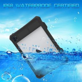 img 3 attached to 📱 Waterproof Case for iPad Pro 11-inch 2021 & 2020 - Shockproof, Dropproof, Built-in Pen Holder, High Touch Sensitivity - with Ring Kickstand & Hand Rope - for Apple iPad Pro 11-inch 2021 & 2020 2nd & 3rd Generation