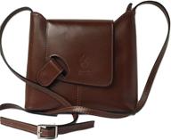 👜 stylish and functional: lagaksta isabella leather crossbody bag logo