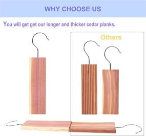 img 3 attached to 🌲 Brite Lightingtech Cedar Blocks for Clothes Storage: Complete Cedar Kit for Fresh and Moth-Free Closets and Drawers