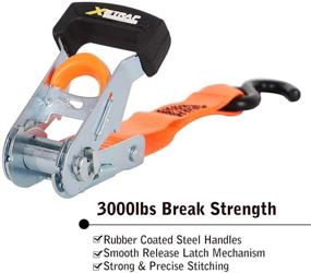 img 2 attached to XSTRAP Ratchet Straps 3000LBS Green
