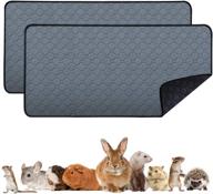 🐹 washable and anti slip guinea pig bedding with britimes guinea pig cage liners - absorbent mat, grey - ideal accessories for small animals logo