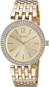 img 4 attached to ⌚ Женские часы XOXO XO264 Gold - аналоговый дисплей, кварцевый механизм