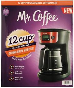 img 3 attached to Улучшите свой кофейный опыт с помощью кофеварки Mr. Coffee на 12 чашек с программированием - селектором для крепкого кофе, из нержавеющей стали.