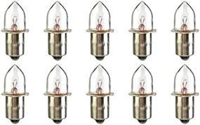 img 2 attached to 💡 Box of 10 CEC Industries KPR113 Bulbs, 4.8V, 3.6W, P13.5s Base, B-3.5 Shape