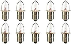 img 3 attached to 💡 Box of 10 CEC Industries KPR113 Bulbs, 4.8V, 3.6W, P13.5s Base, B-3.5 Shape