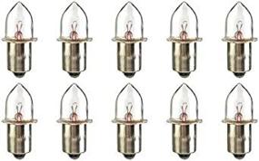 img 4 attached to 💡 Box of 10 CEC Industries KPR113 Bulbs, 4.8V, 3.6W, P13.5s Base, B-3.5 Shape