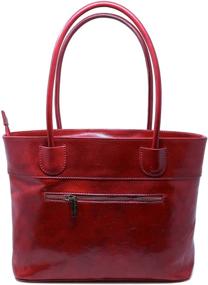img 4 attached to Stylish and Functional Floto Italian Leather Shoulder Handbag for Women