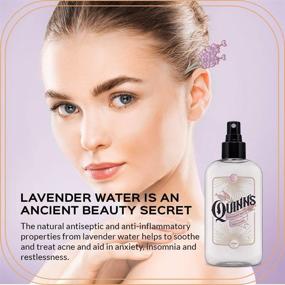 img 1 attached to 🌿 Quinn's Lavender Water - Natural Sleep Pillow Spray and Facial Body Mist - 8 Ounce: A Soothing Solution for Restful Sleep and Refreshed Skin