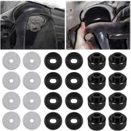 🚀 goupgo 7-141 body and cab mount bushing kit for chevy silverado & sierra 1500/2500 2wd/4wd 1999-2014 – polyurethane black: high-quality performance upgrade logo