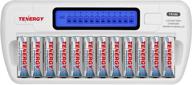 🔋 tenergy tn160 12-bay lcd charger for nimh/nicd aaa/aa batteries with 12 aa premium rechargeable batteries logo