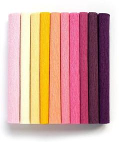 img 2 attached to Lia Griffith PLG11032 Heavy Crepe Paper, English Garden Design - 10 Count, 26.7 sq.ft. Total Coverage