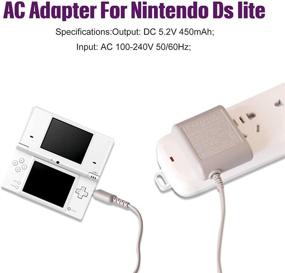 img 1 attached to 🔌 Nintendo DS Lite Charger - AC Adapter for Power Charging, Wall Travel Charger Cord Cable for DS Lite Systems - 5.2V 450mA Power Charger