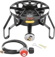 🔥 concord banjo 16" single propane burner: powerful 200,000btu portable gas stove логотип